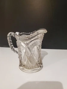 EAPG Ohio Flint Glass Co. 5'' creamer "Ada" pattern No. 808. Free shipping - Picture 1 of 8