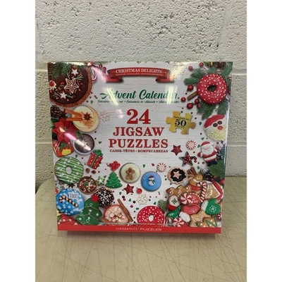 EuroGraphics Puzzles Christmas Delights 50pc Puzzle 24 Day Advent Calendar - Image 1 of 4