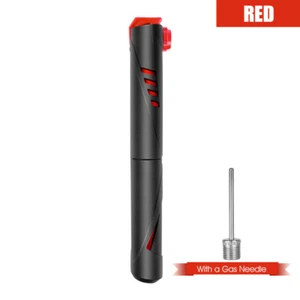 Mini Bike Pump Portable Bicycle Tyre Inflator Hand Pump Presta & Schrader Valve - Picture 1 of 19