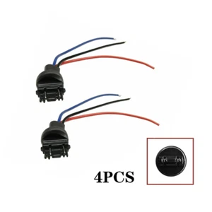 4x For Turn Signal Lights Harness Retrofit 3157/4157 Male Adapter Wiring Harness - Picture 1 of 3