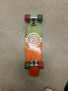 Kryptonics Skateboard. 24” Long, Green And Orange. Kryptonics Skateboards! - Picture 1 of 12