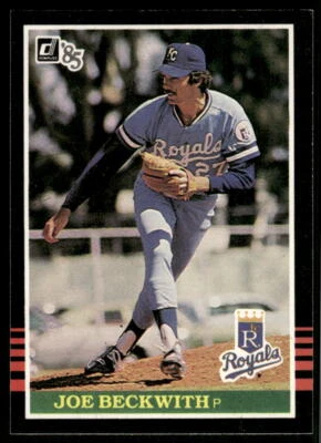 1985 Donruss Joe Beckwith #541 Kansas City Royals - Image 1 of 2