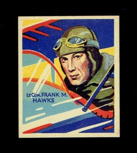 1934 National Chicle Sky Birds 34 Frank Hawks.  (Ser. of 48). EXMT+. (TX5125). - Picture 1 of 2