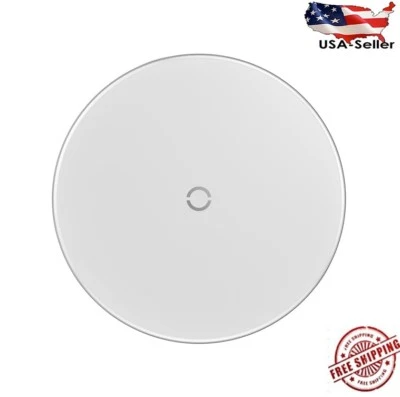 Qi Wireless Charger Charging Pad White Fast Quick for iPhone Galaxy Xaiomi - Image 1 of 4