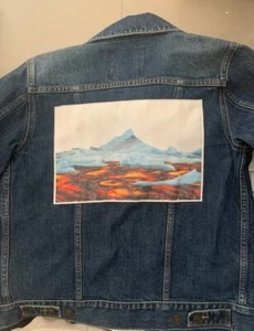 Kenzo denim jacket Size xs denim patch feature detail front and back, uni-sex - Picture 1 of 2