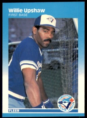 1987 Fleer Glossy Willie Upshaw . Toronto Blue Jays #239 - Image 1 of 2