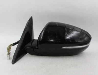 Left Driver Side Black Door Mirror Power Fits 2014-2016 KIA CADENZA OEM #19483 - Image 1 of 4