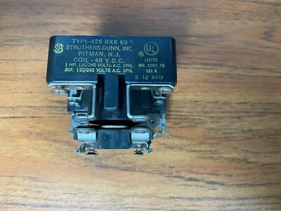 Struthers-Dunn 425BXX69 Y Coil 24 VDC Elevator Relay / Contactor - Image 1 of 3