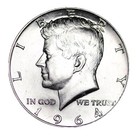 1964 BU KENNEDY DEMI-DOLLARS ~ 90 % ARGENT ~ BRILLANT ET BRILLANT ~ ACHETER UN OU PLUS