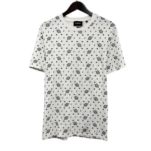 The Kooples Herren T-Shirt weiß Blumen Paisley Rundhals Kurzarm L Relaxed - Bild 1 von 9