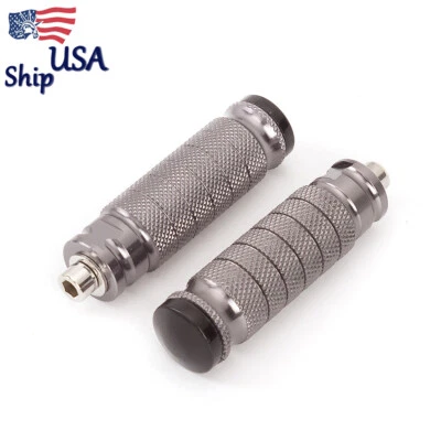 A Pair Rear Set Footrests Footpegs Foot Peg Universal Modify Rearset 8mm Foto 1 de 4