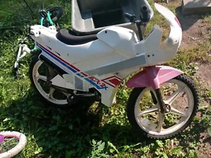 vintage bicycle roadmaster cr 2x white with red and blue - Picture 1 of 1