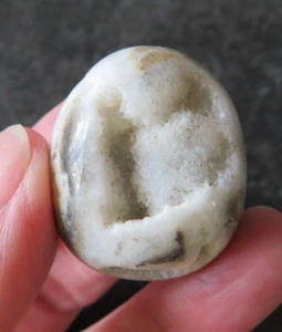 SPARKLY DRUZY SPHALERITE (26,8 Gramm / 30 mm) TROMMELSTEIN (B1) 'INTUITION' - Bild 1 von 7