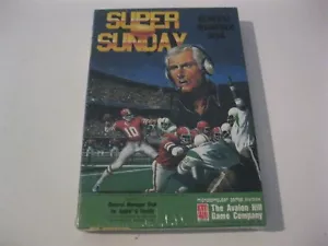 Super Sunday Sellado Juego Apple II Disco Gerente General Avalon Hill - Imagen 1 de 1