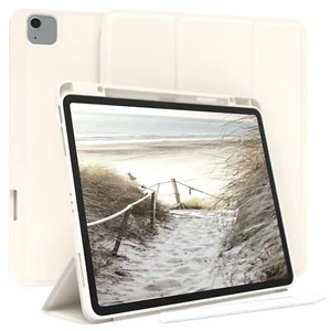 Smart Cover für Apple iPad Air 13 Hülle Stifthalterung Tablet Weiß - Bild 1 von 7