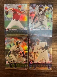 Eric Milton, Francisco Cordero, Johnny Estrada & Chris Carpenter - 2005 MLB Foil - Picture 1 of 2