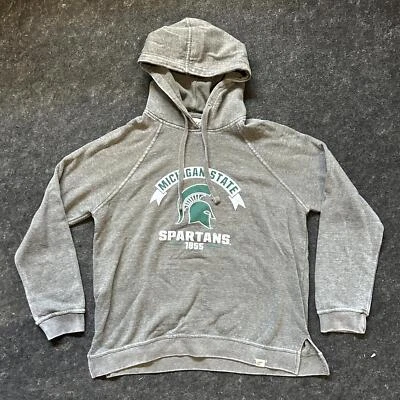 Sudadera con Capucha Azul 84 Para Mujer Estándar Michigan State Burnout, Talla S Foto 1 de 4