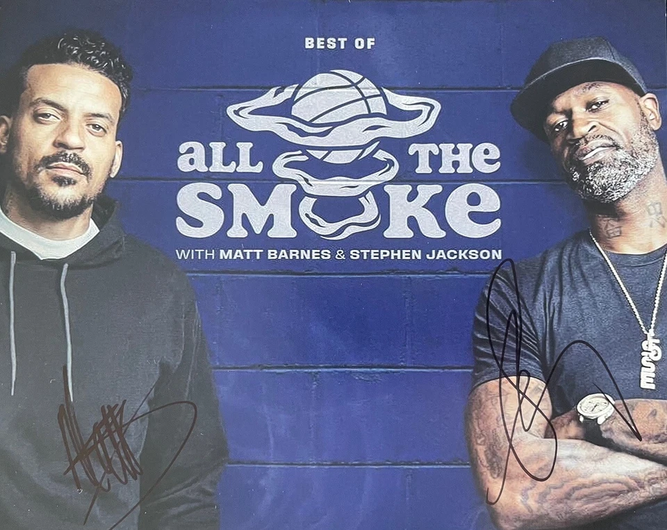 FOTO 8X10 FIRMADA AUTÓGRAFO CERTIFICADO DE AUTENTICIDAD ALL THR SMOKE ALL BARNES STEPHEN JACKSON STACK Foto 1 de 1