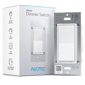 ~NEW~ Aeotec illumino Dimmer Switch, Gen7 Z-Wave Plus, 500W Dimmer [ZWA037] - Picture 1 of 9