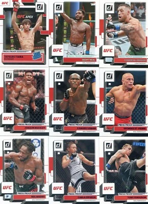 2023 Panini DONRUSS UFC PICK YOUR CARD to Complete BASE SET #1-200 - Image 1 of 3