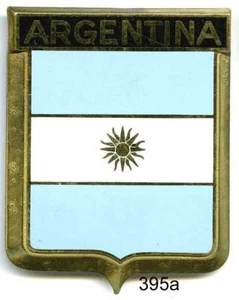 CA395a - PLAQUE DE CALANDRE AUTO - ARGENTINA - Picture 1 of 1