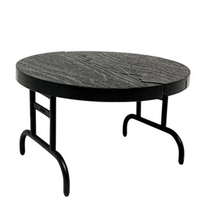 Black Breakable Round Table for WWE & AEW Wrestling Action Figures - Picture 1 of 2