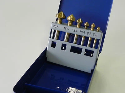 STANFORD HSS Kegelsenker Satz Set Sortiment Titan Senker Entgrater Senkbohrer Versenker