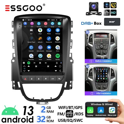 Autoradio DAB+ Android 13 Carplay GPS Navi Kamera Für Opel Astra J Buick Excelle - Bild 1 von 4