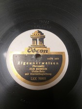 78rpm Gypsy Ways (Sarasate) Jan Kubelik Violin Shellac 