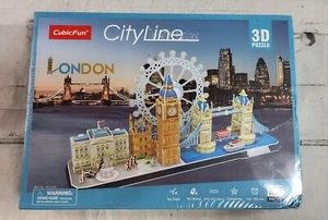CubicFun City Line London Bridge, Eye, Tower 107-Piece 3D Puzzle MC253h - NEW - Picture 1 of 2