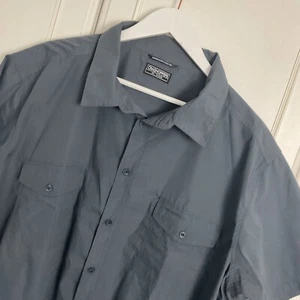 Craghoppers Men’s Shirt Short Sleeves Size 3XL Grey Outdoor Hiking Dog Walking - Picture 1 of 11