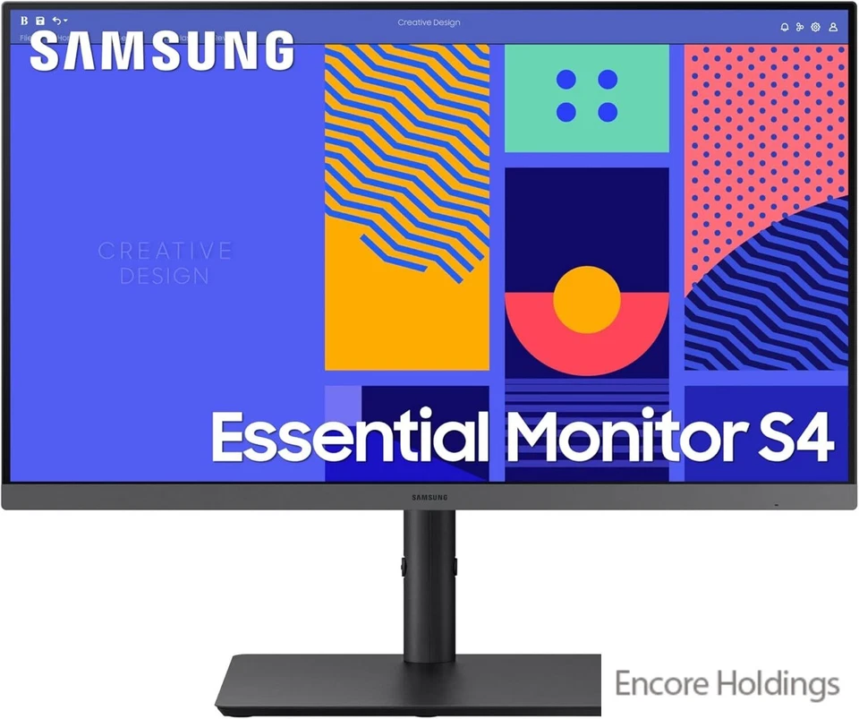 Samsung Essential S3 S24C432GAN 24 Inches Full HD Monitor With LS24C432GANXZA - Image 1 of 1