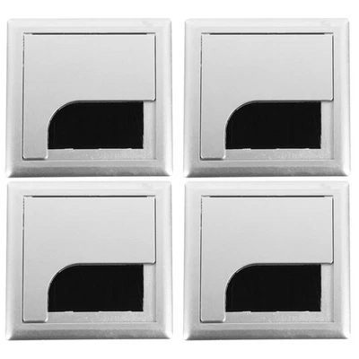 4 Pcs Data Cable Storage Box Cord Organiser Line Organizer Hole Cover - Image 1 of 4