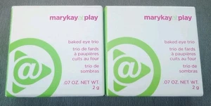 Mary Kay At Play Baked Eye Trio Earth Bound 062144 New Old Stock Two Pack - Picture 1 of 5