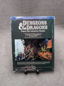 TSR 1982 D&D X3 Expert Set Adventure Module Curse Of Xanathon Factory Sealed - Picture 1 of 7