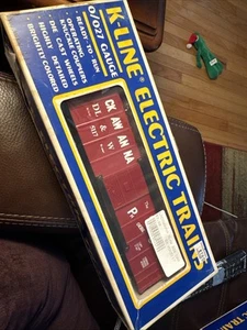 K-LINE K-5117 - Lackawanna / Phoebe Snow Box Car 5117 (O / 0-27) NEW! - Picture 1 of 9