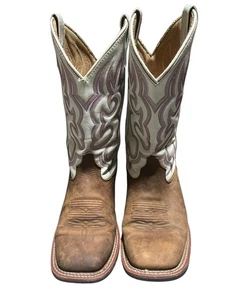 Laredo Mesquite Damen-Westernstiefel Performance – breite eckige Zehenpartie – Größe 7 - Bild 1 von 6