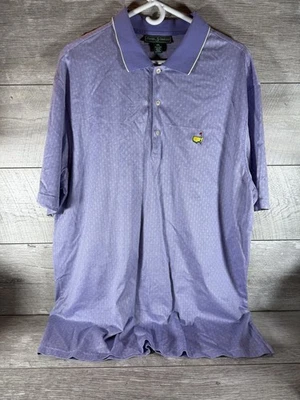 Polo Masters Collection Para Hombre XXL Púrpura Diamantes Mercerizado Algodón Pima Foto 1 de 4