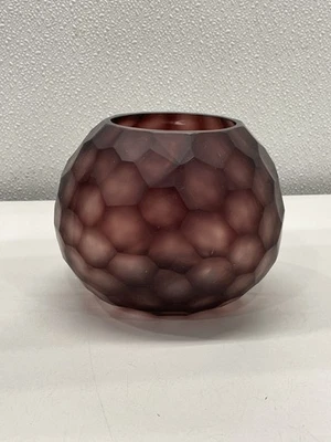 Vaso Guaxs Somba S 1620 luz ametista boca vidro soprado - Imagem 1 de 4