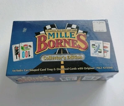 NEW Mille Bornes Classic Auto Racing Card Game Collectors Edition Red Car Tray - Image 1 of 4
