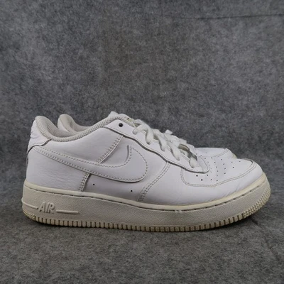 Nike Shoes Big Kids 7Y Air Force 1 Low Sneakers Casual White Lace Up Youth  - Image 1 of 4