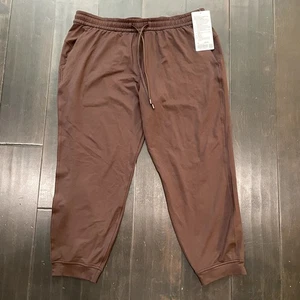 NUOVO Lululemon Soft Jersey Classic-Fit Jogger Espresso Marrone Donna Taglia 14 - Foto 1 di 3