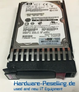 HP SAS 6Gb/s 2,5" 146Go 10K 64Mo DG0146FARVU 507283-001 518194-001 + Cadre HP - Afbeelding 1 van 2