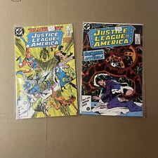 Justice League of America #254 #255 (1986) DC Comics Lot of 2.