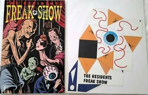 1992 The Residents: Freak Show (Dark Horse) + Freak Show Tour Folding Eyeball - Picture 1 of 5