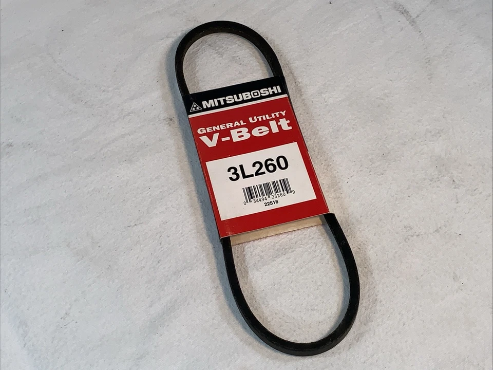Cinturón en V Mitsubishi General Utility 3L260 22518 trabajo ligero MBL Ottawa IL NOS EE. UU. Foto 1 de 4