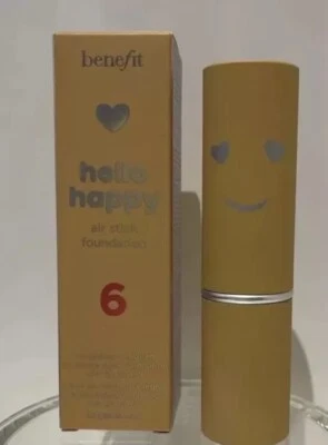 Benefit Hello Happy Air Stick Foundation Shade 6 Full Size. BNIB. AUTHENTIC - Image 1 of 2
