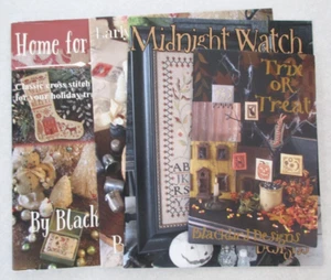 Blackbird Designs Halloween Christmas Cross Stitch Pattern + Booklet LOT (Read) - Picture 1 of 9