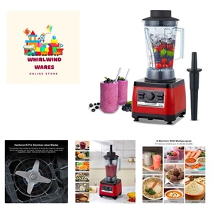 Heavy Duty Professional Blender, Peak 2200W Commercial Grade Bar Blender With... - Picture 1 of 10