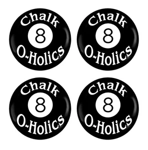 4- Billiards Pool Vinyl Decals Stickers Custom Personalize Any Text Any Color 3" - Picture 1 of 2
